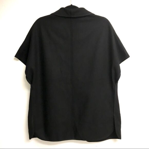 ARITZIA Wool Laverton Poncho Blazer Jacket Blazer Black XXS/XS - Picture 5 of 10